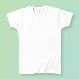 ＜グンゼ＞快適工房Ｖネック半袖シャツ（同サイズ５枚組）