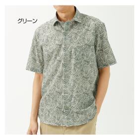 〈M.A.G〉ミラクルウェーブリーフプリント半袖シャツ