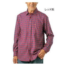 〈ゴールデンベア〉ビエラチェック起毛シャツ