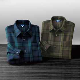 尾州ウール使用の高品質シャツ