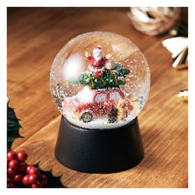 スノードーム「サンタクロースの宅配便」