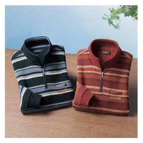 気軽にお洒落彩ボーダー柄プルオーバー