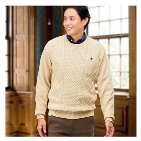 〈POLO.B.C.S.〉これぞ正統派！ケーブルニット
