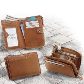 ＜ＯＲＩＣＥ＞バケッタレザーミディウォレット