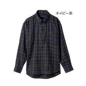 あったか素材のメンズチェック柄シャツ