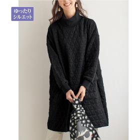 ふくれジャカードカットソーチュニック