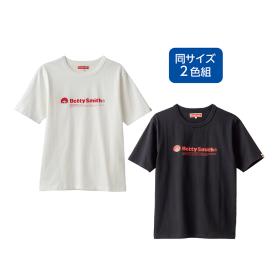 〈ベティスミス〉綿100%半袖Tシャツ（同サイズ2色組）