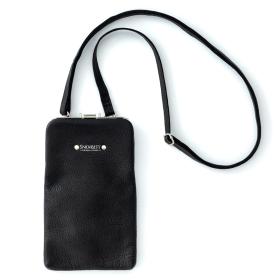 ＜ＳＮＯＢＢＩＳＴ＞山羊革ワンプッシュスマホショルダー