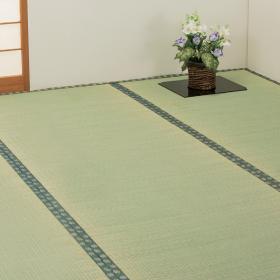 本間３畳／国産双目織い草上敷（ヒバエッセンス加工）